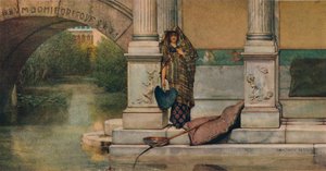 釣り、1875 作： Lawrence Alma Tadema