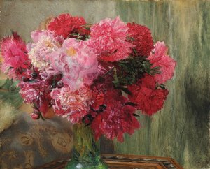 日本の牡丹 作： Lawrence Alma Tadema
