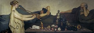 ポンペイのシーンまたはシエスタ 作： Lawrence Alma Tadema