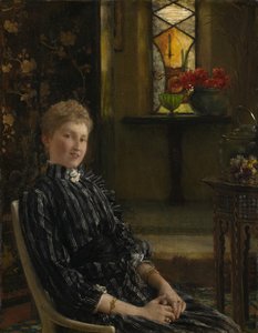ラルフ・スネイド夫人の肖像、1889 作： Lawrence Alma Tadema