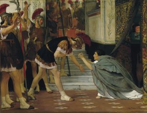 1867年のクラウディウス皇帝の宣言 作： Lawrence Alma Tadema