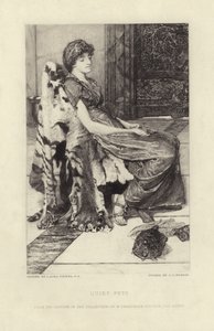 静かなペット 作： Lawrence Alma Tadema