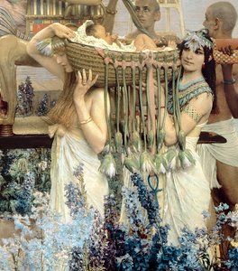 ファラオの娘によるモーセの発見 作： Lawrence Alma Tadema