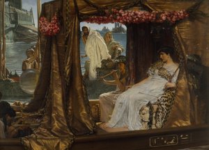 アンソニーとクレオパトラの出会い 作： Lawrence Alma Tadema
