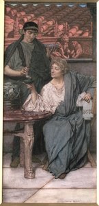 ローマのワインテイスター 作： Lawrence Alma Tadema