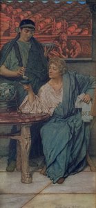 ローマのワインテイスター 作： Lawrence Alma Tadema
