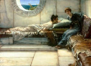 秘密 作： Lawrence Alma Tadema
