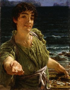 小さな顔、1883 作： Lawrence Alma Tadema