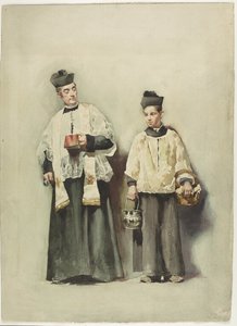 神父と少年
