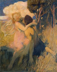 イディル》1908-11年頃（キャンバスに油彩） 作： Lawrence Koe