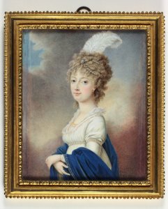 アングレーム公爵夫人マリー=テレーズ=シャルロット（エナメル質 作： Le Chevalier De Beaumont