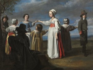 ル・ナンのサークル - 踊る子供たち 1650年頃