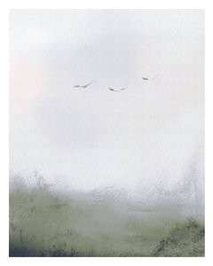 Birds Flying Over A Field, c.2018 （ミクストメディア）