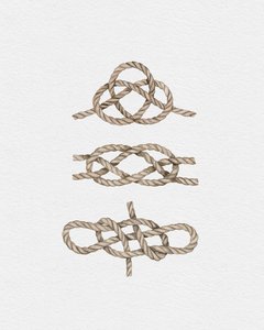 Sailor Knots, c.2019 (ミクストメディア) 作： Leah Straatsma