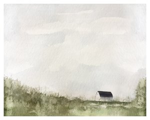 White Barn, c.2019 (ミクストメディア) 作： Leah Straatsma