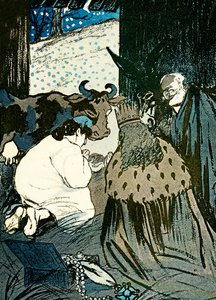 エミール・ルベとマリアンヌが賢者たちを飼い葉桶に迎える 作： Leal de Camara