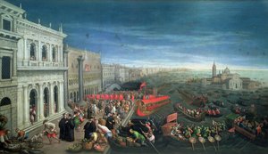 131-0057978/1 Riva Degli Schiavoni、ヴェネツィア 作： Leandro da Ponte Bassano