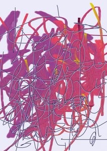 絡み合う色のエネルギー 作： 