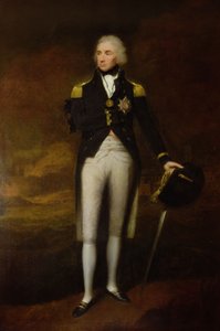 ネルソン子爵提督の肖像 (1758-1805) (キャンバスに油彩) 作： Lemuel Francis Abbott