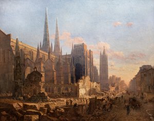 セント・アンドリュー大聖堂の更地。1865年 （油彩・キャンバス） 作： 