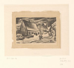 Altenberg (Ertsgebergte) (オブジェクトの元のタイトル) 作： Leo Gestel (signed by artist)