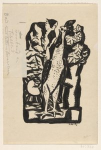 雄鶏の鳴き声 作： Leo Gestel (signed by artist)