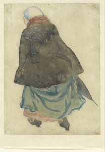 走っている女性 作： Leo Gestel (signed by artist)