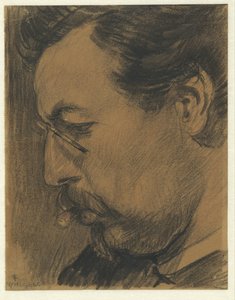 Leendert Adrianan Schiltの肖像 作： Leo Gestel (signed by artist)
