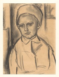 見知らぬ少年の肖像 作： Leo Gestel (signed by artist)