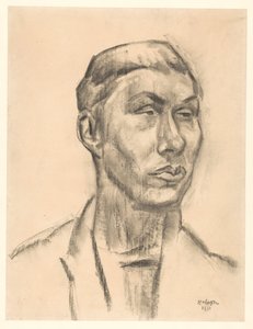 見知らぬ男の肖像 作： Leo Gestel (signed by artist)