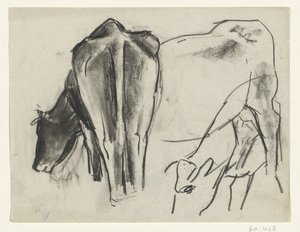 3頭の牛 作： Leo Gestel