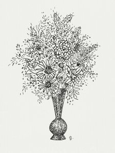 花瓶（1891年頃～1941年頃） レオ・ゲステルによる高解像度画。