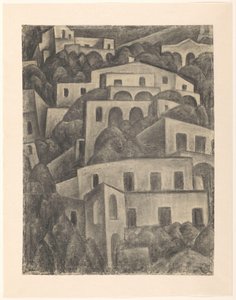 ポジターノの眺め 作： Leo Gestel