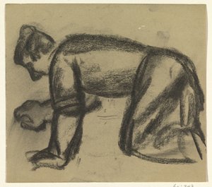 四つんばいの男 作： Leo Gestel