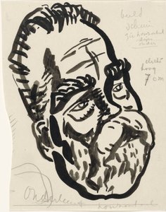 男の頭 作： Leo Gestel