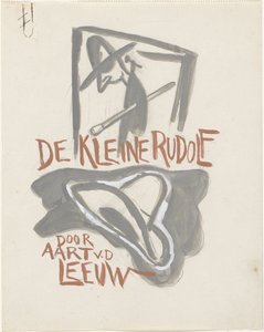 装丁のデザイン: Aart van der Leeuw, De kleine Rudolf, 1930 作： Leo Gestel