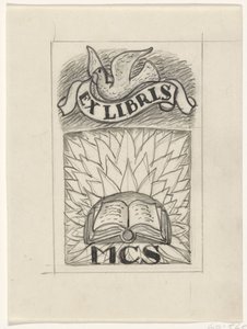 MCS ex libris のデザイン 作： Leo Gestel