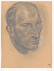 見知らぬ男の肖像 作： Leo Gestel