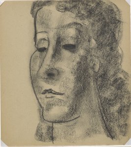 左の 4 分の 3 の女性の肖像 作： Leo Gestel