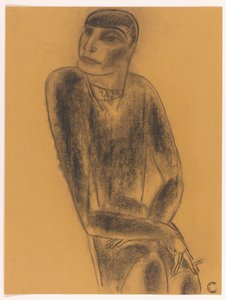 喫煙女性 作： Leo Gestel