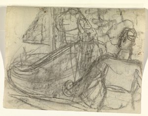 船とフィギュア 作： Leo Gestel