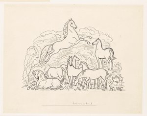 8頭の馬の学習シート 作： Leo Gestel