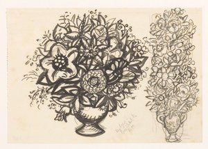2 つの花瓶 作： Leo Gestel