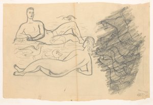 5頭の馬 作： Leo Gestel