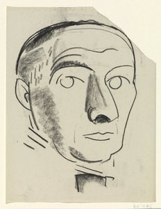 自画像 作： Leo Gestel