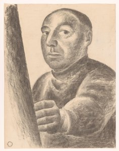 自画像 作： Leo Gestel