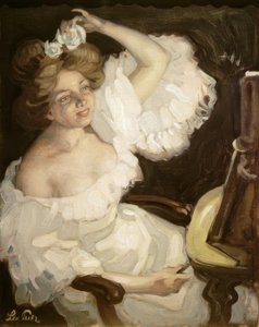 鏡の前で 作： Leo Putz