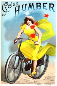 ハンバートサイクルChoubrac氏のポスター 作： Leon Choubrac