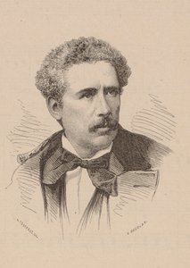 作曲家オリヴィエ・メトラの肖像 1830-1889. 作： Leon Alexandre Tourfaut