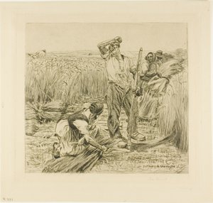 収穫 作： Leon Augustin Lhermitte
